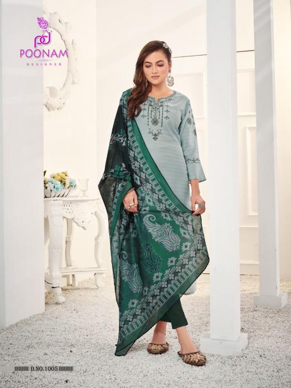  Poonam Maharani Exclusive Wear Rayon Designer Readymade suit